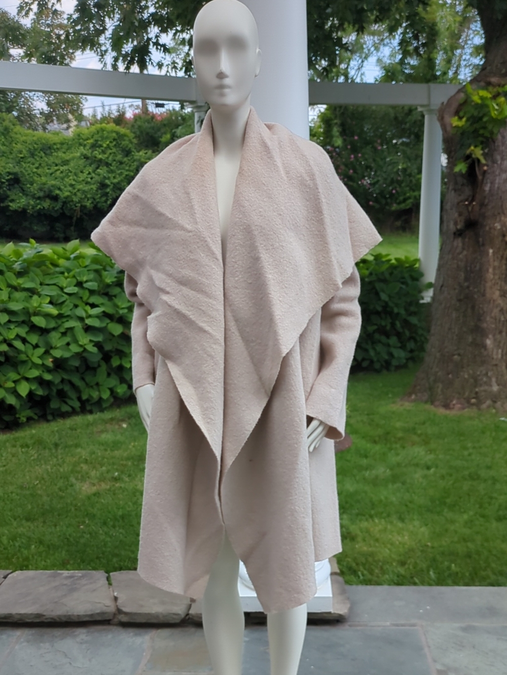 Harris Warf London Draped Open-Front Sweater Coat
